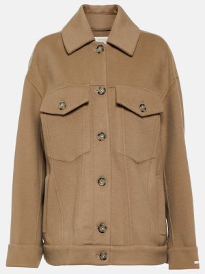 Abrigo de lana Sportmax marrón