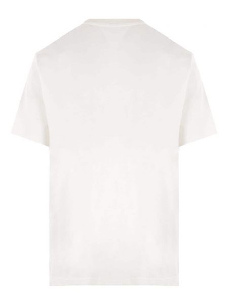 Kokvilnas t-krekls ar apaļu kakla izgriezumu Bottega Veneta balts