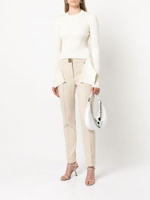 Pull asymétrique Givenchy blanc