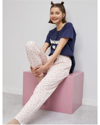 Pijamale Koton roz
