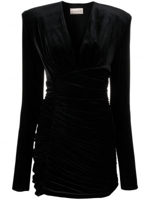 Abito da cocktail con scollo a v Alexandre Vauthier nero