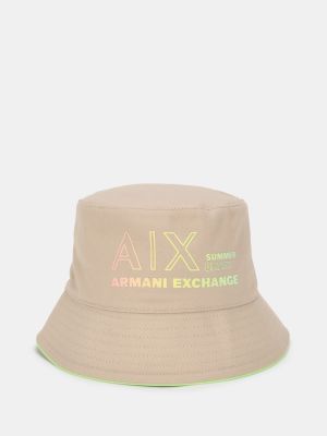 Шляпа Armani Exchange бежевая