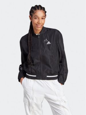 Relaxed fit bomber striukė Adidas juoda
