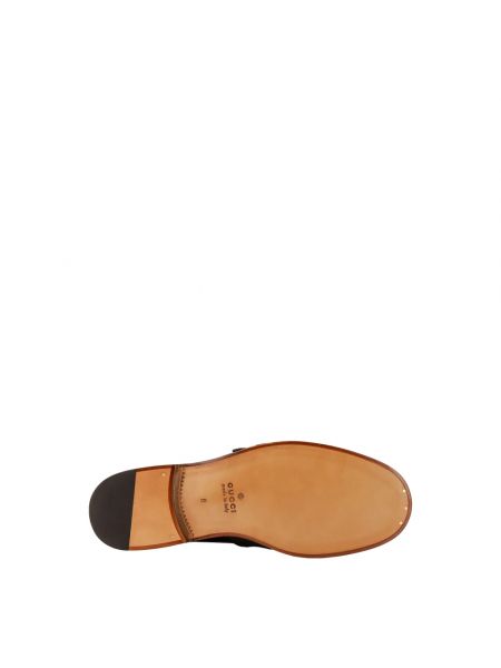 Loafers de cuero Gucci marrón