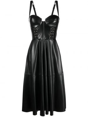 Платье без рукавов Elisabetta Franchi, черное