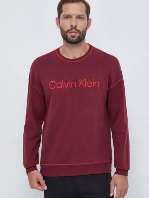 Хлопковая толстовка с гранатом Calvin Klein Underwear