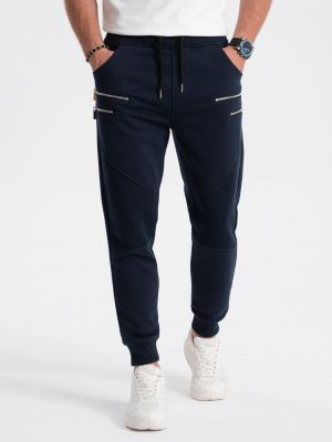 Sportovní kalhoty Ombre Clothing modré
