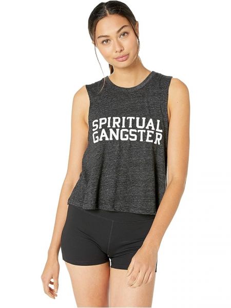 Кроп-топ Spiritual Gangster черный