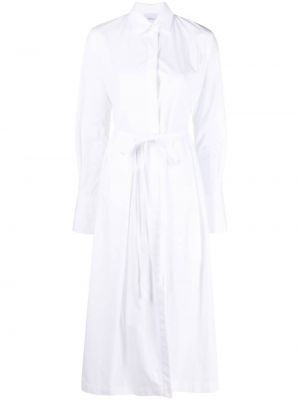Bavlněné šaty Patou bílé