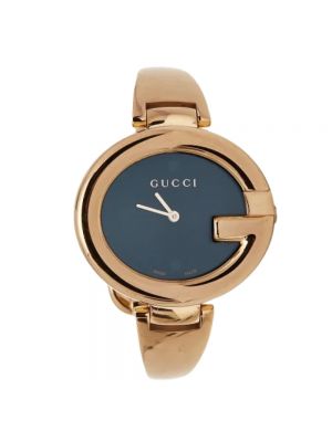 Zegarek ze stali chirurgicznej Gucci Vintage brązowy