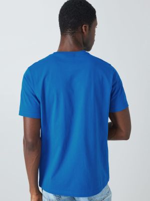 Хлопковая футболка с принтом зебра Paul Smith синяя