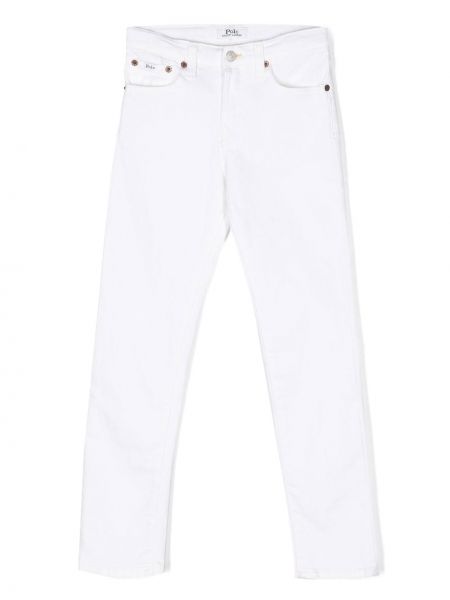 Jeans for piger Ralph Lauren Kids hvid