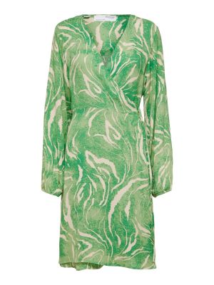 Košeľové šaty Selected Femme zelená