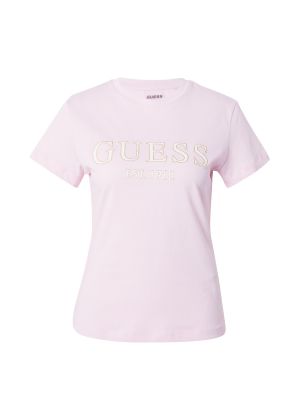 Priliehavé tričko Guess ružová