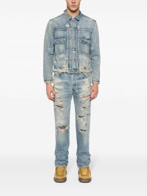 Distressed jeansjacke Kenzo