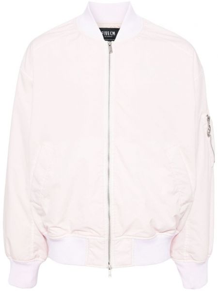Bomber jakna s patentnim zatvaračem Five Cm ružičasta
