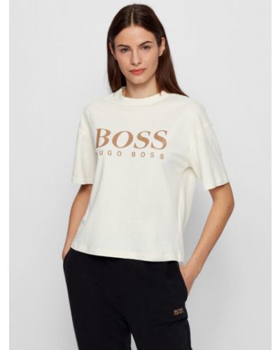 T-shirt large Boss beige