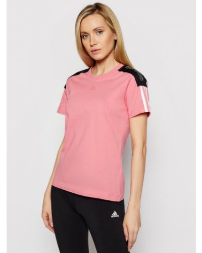 Priliehavé tričko Adidas ružová
