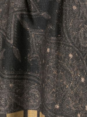 Echarpe en laine à motif mélangé Pierre-louis Mascia bleu