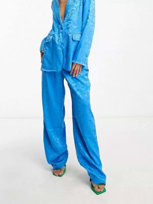 Атласные брюки Y.a.s. синие