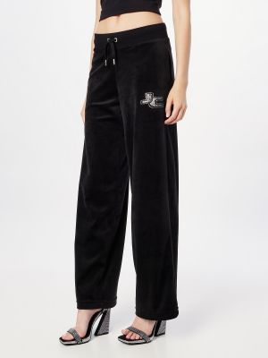 Прозрачни панталон Juicy Couture черно