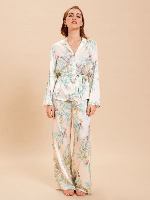 Pijama de flores con estampado Laurence Tavernier