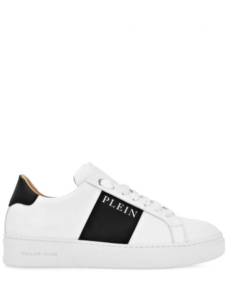 Deri sneaker Philipp Plein beyaz