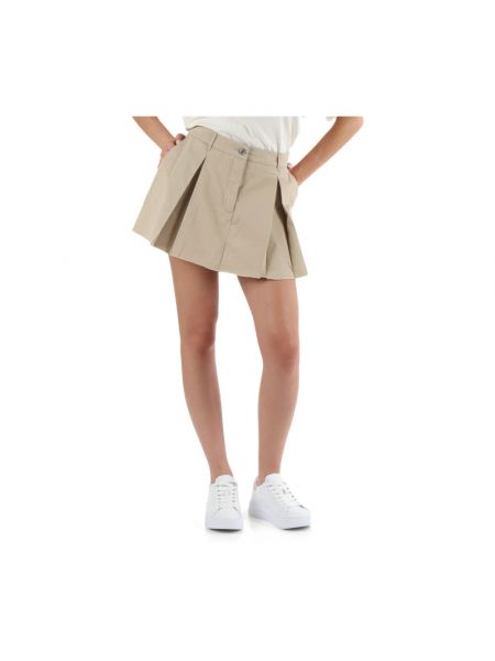 Mini falda Replay beige