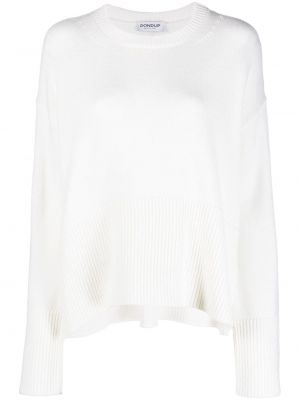 Вълнен пуловер Dondup бяло