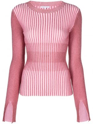 Пуловер Patrizia Pepe розово