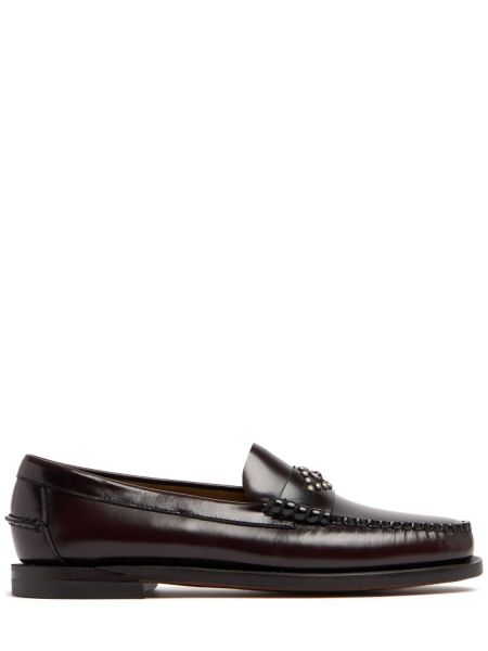 Skinn loafers Sebago brun