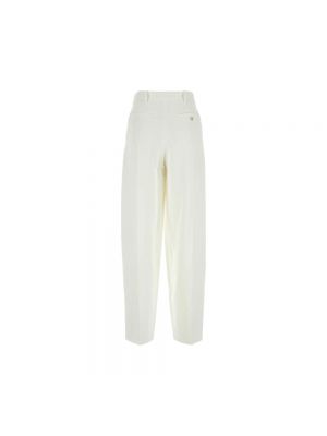 Pantalones de viscosa Marni blanco