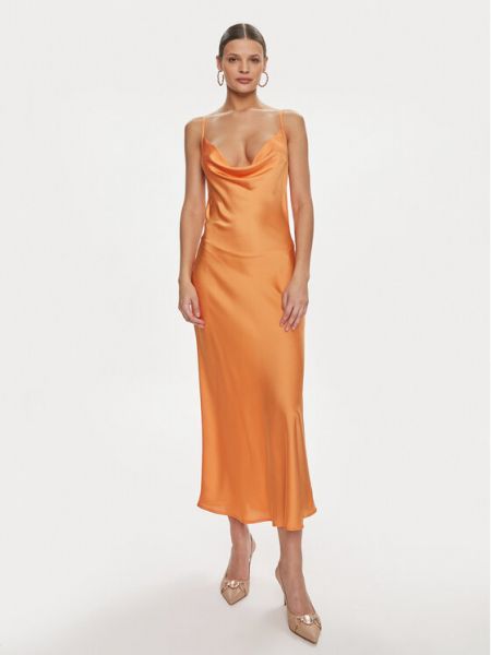 Платье в бельевом стиле Guess оранжевое