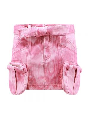 Spódnica jeansowa Blumarine różowa