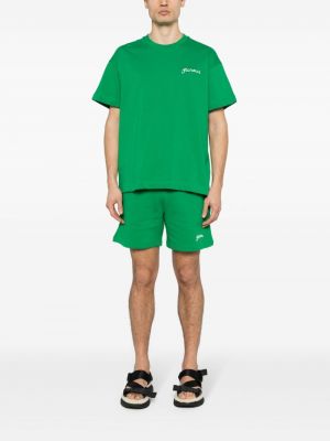 Bavlněné tričko Flâneur zelené