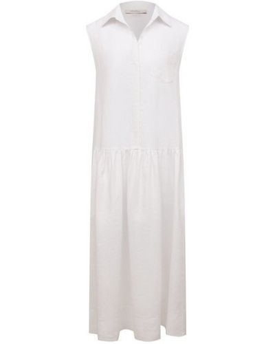 Льняное платье Max Mara, белое