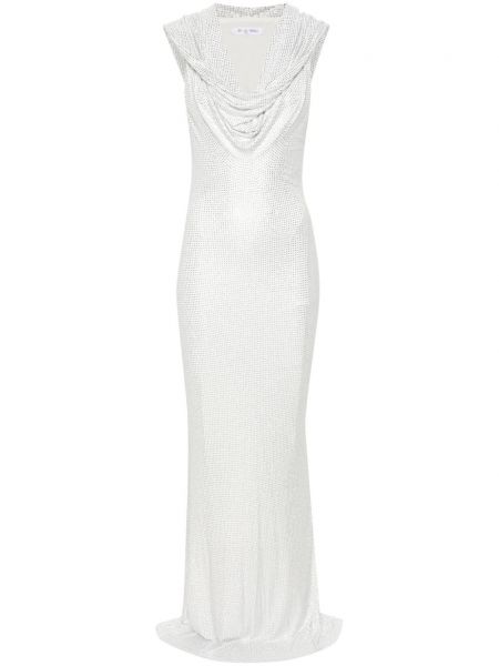 Dlouhé šaty De La Vali bílé