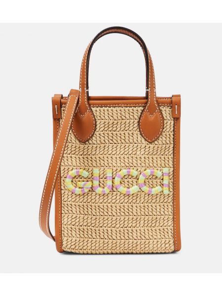 Bolso shopper Gucci beige