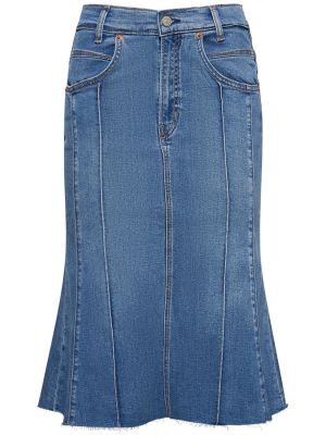 Spódnica jeansowa Reformation niebieska