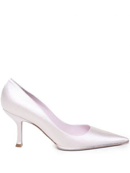 Satin pumps Rene Caovilla hvid