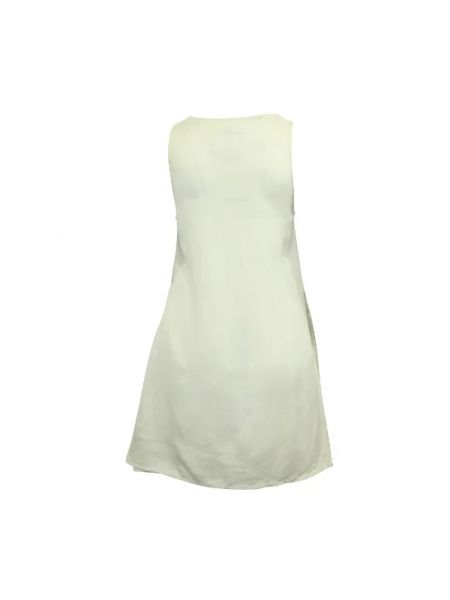 Vestido de lino Maison Margiela Pre-owned blanco