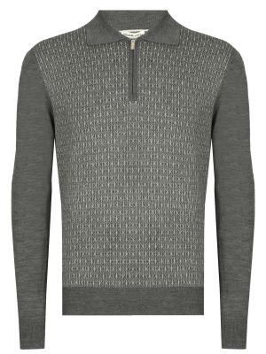 Пуловер Castello D'oro серый