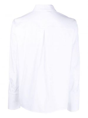 Koszula na guziki bawełniana Luisa Cerano biała
