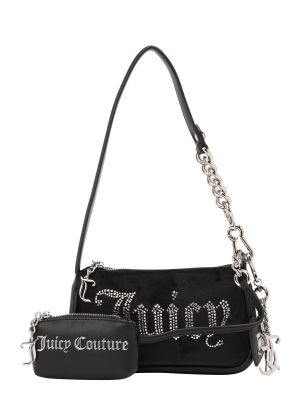 Τσάντα ώμου με διαφανεια Juicy Couture μαύρο