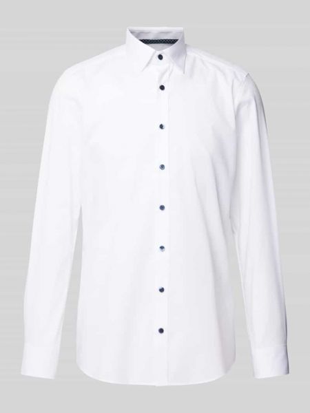 Koszula w jednolitym kolorze Olymp Level Five biała
