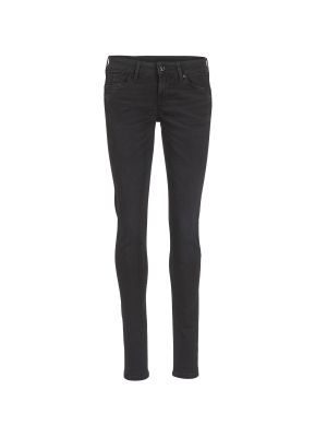 Skinny fit džínsy Pepe Jeans čierna