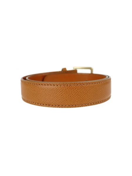 Cinturón de cuero Chanel Vintage marrón