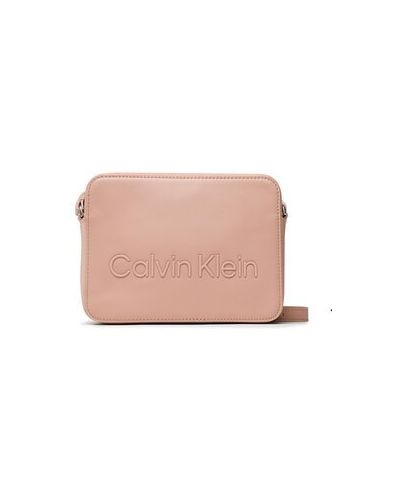 Сумка через плечо Calvin Klein розовая