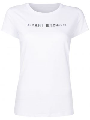 T-shirt Armani Exchange vit