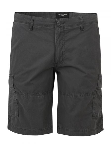 „cargo“ stiliaus kelnės Jack & Jones Plus pilka